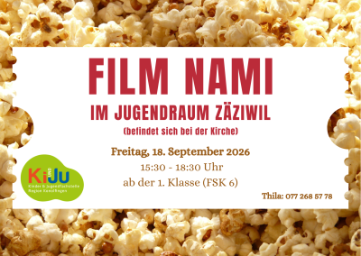Film Nachmittag - Kinder- und Jugendfachstelle Region Konolfingen Film Nachmittag - Kinder- und Jugendfachstelle Region Konolfingen