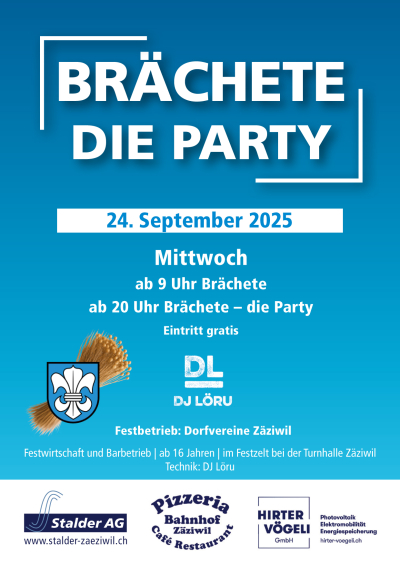 Brächete – die Party