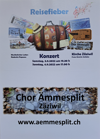 Chor Ämmesplit Zäziwil - Konzert