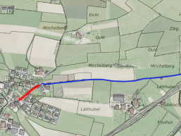 Bauarbeiten in Mirchel - Umleitung über Mirchelgässli