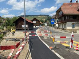 2. Etappe - Korrektion Thunstrasse und Neubau Gehweg