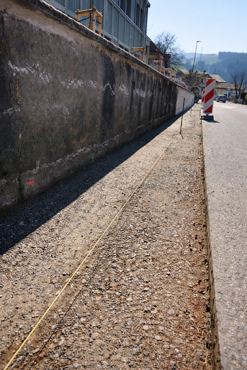 Bahnhofstrasse Belagseinbau